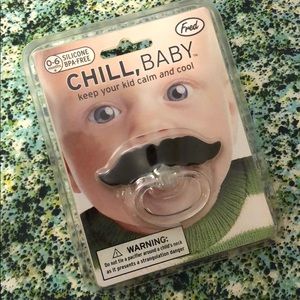 BRAND NEW! Mustache Pacifier